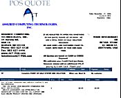 REQUEST A POINT OF SALE RESTAURANT HARDWARE AND SOFTWARE QUOTE TODAY!